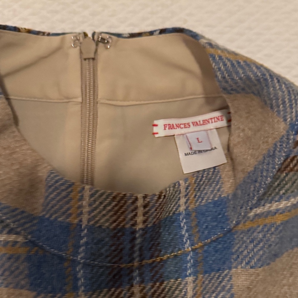 France’s Valentine Plaid Sleeveless Dress - Picture 2 of 5